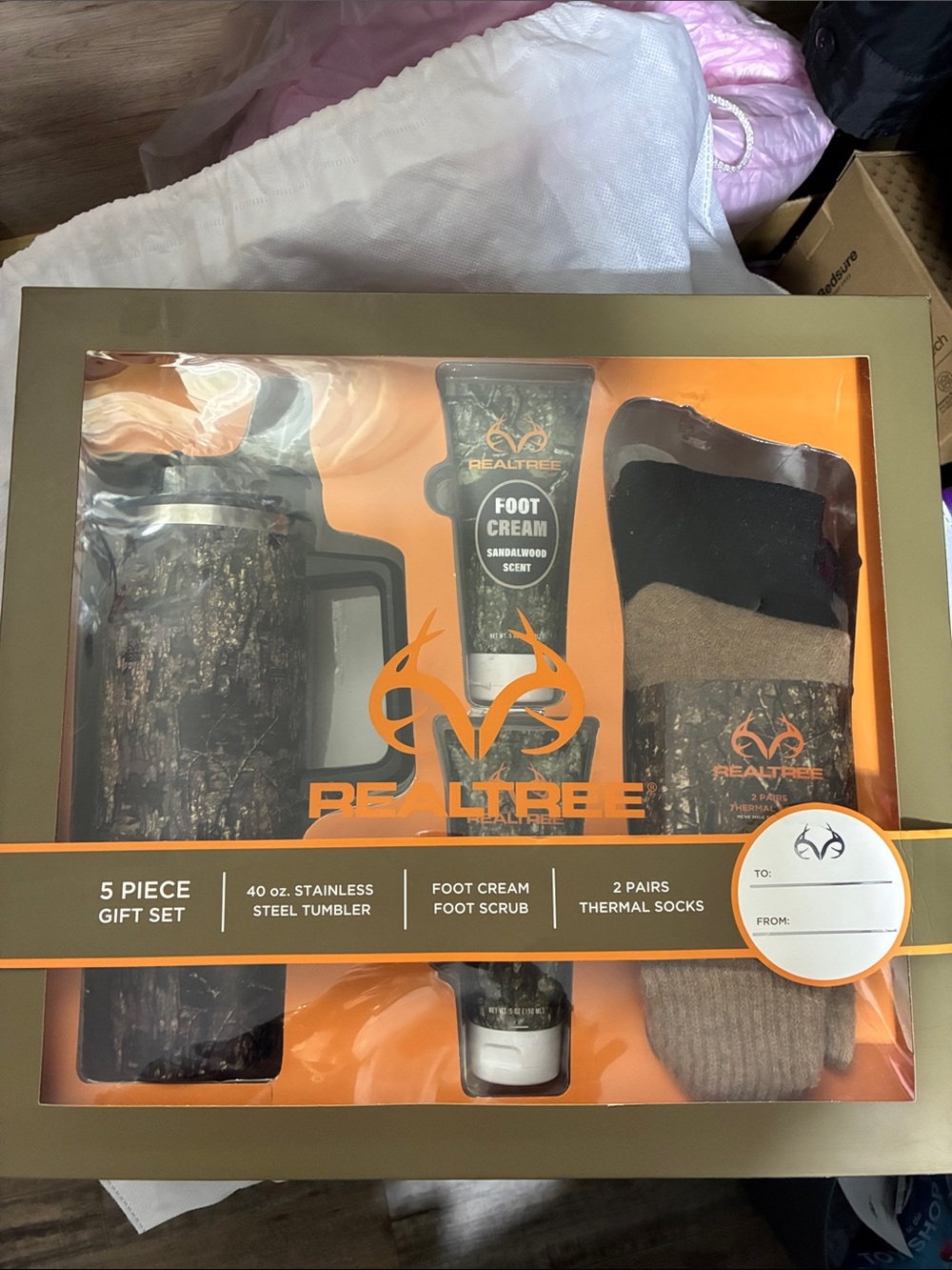 Realtree Camo & Brown Men’s Grooming Gift Set